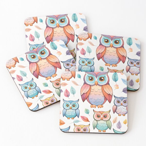 Item preview, Cute owl pattern designed and sold by Newrealis.