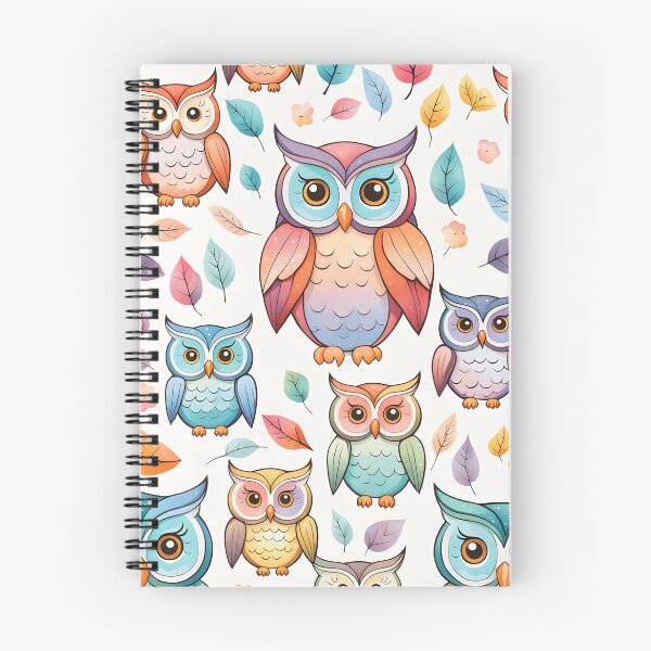 Item preview, Cute owl pattern designed and sold by Newrealis.