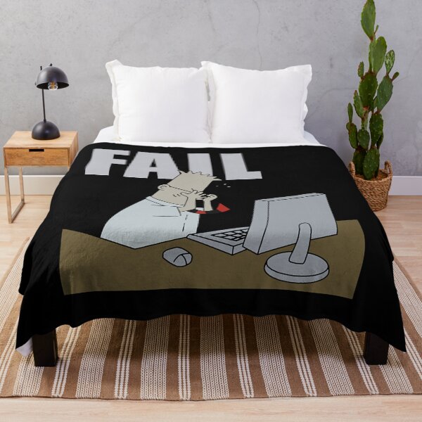 Item preview, Dilbert Mens T Shirt Fail Distraught Dilbert At Classic T-Shirt designed and sold by Hamtaissm.