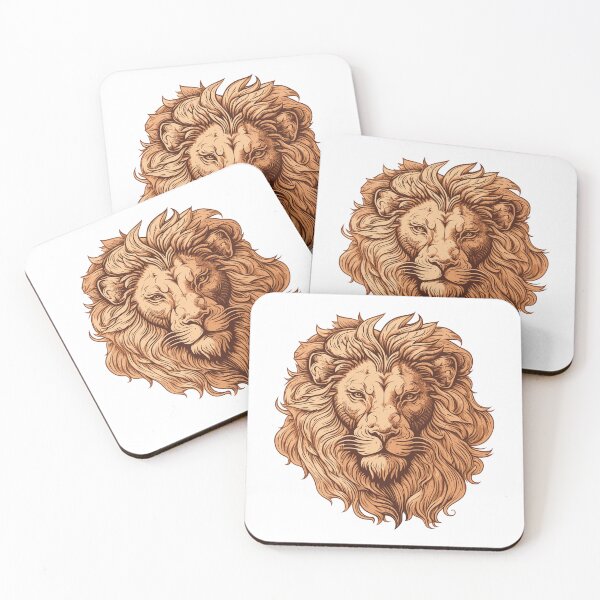 Item preview, lion image designed and sold by sbrstore.