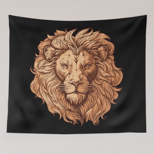 Item preview, lion image designed and sold by sbrstore.