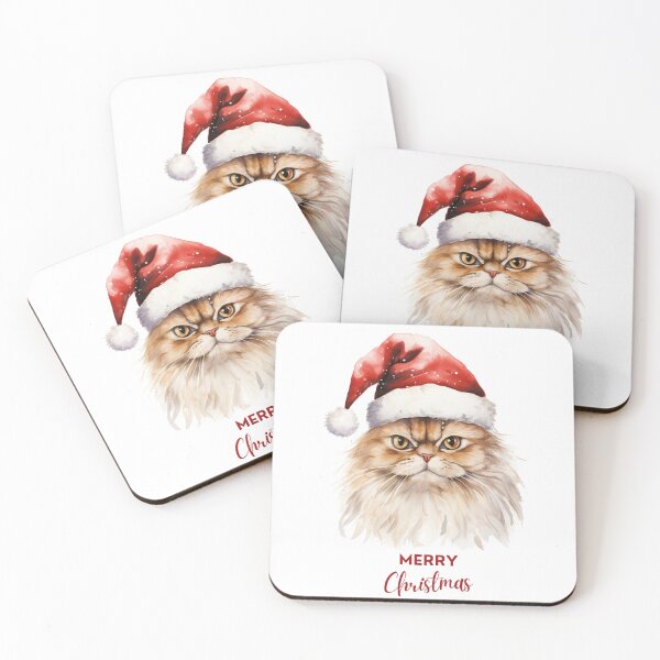 Item preview, Merry Christmas Persian Cat  designed and sold by ChillaStudio.