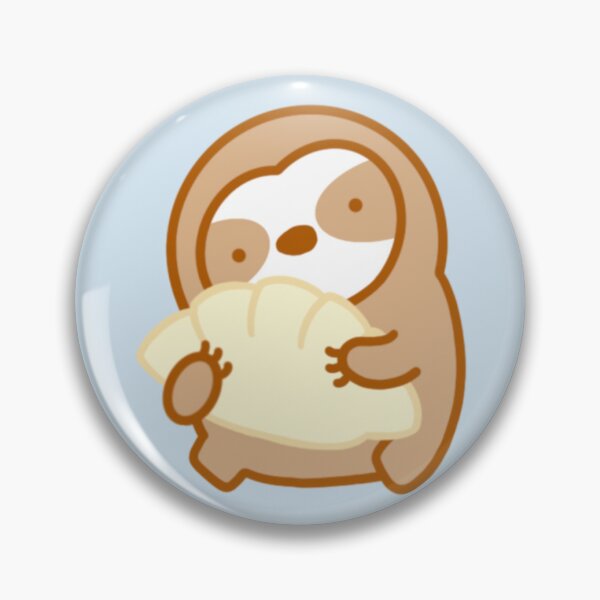 Item preview, Cute Dim Sum Dumpling Sloth  designed and sold by theslothinme.