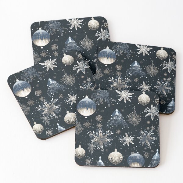 Item preview, Envoltorio navideño azul y plateado designed and sold by LuminousMindab.