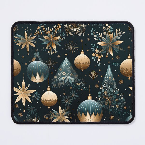 Artikelvorschau, Blaue und goldene Weihnachtsverpackung entworfen und verkauft von LuminousMindab.