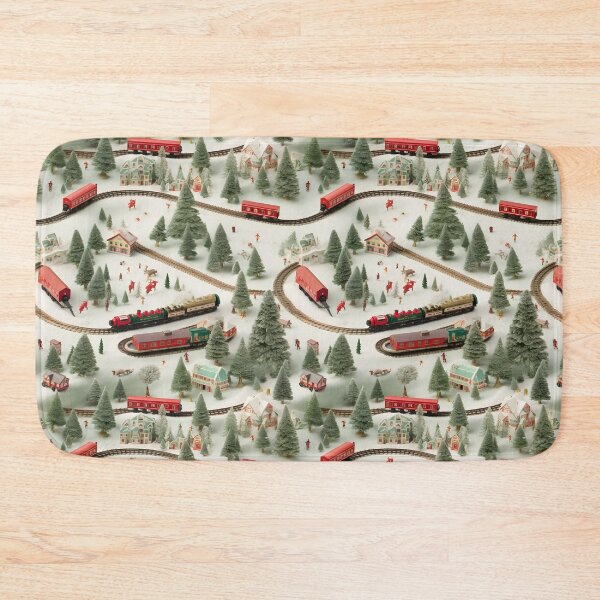 Item preview, Christmas Decor 1 Model Trains designed and sold by DigitalPatternx.