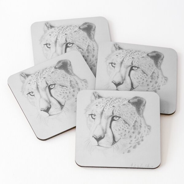 Item preview, Portrait of a Cheetah designed and sold by charlievg.