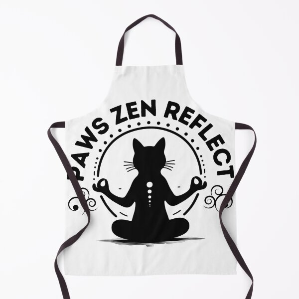 Item preview, Paws Zen Reflect, meditation and cats designed and sold by Fr0mtheMachine.