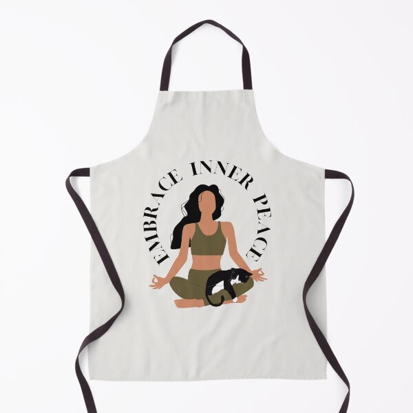 Item preview, Embrace Inner Peace Meditating Girl with a Cat in Her Lap designed and sold by Par Anne Q.