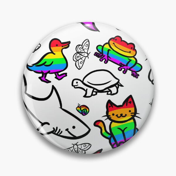 Item preview, Happy Rainbow Animal Doodles designed and sold by iriskart.