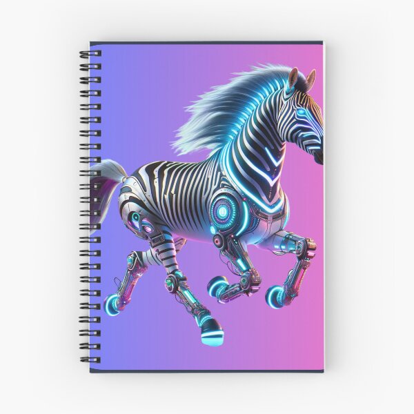 Item preview, Zebra Cybertech - Neon Stripe designed and sold by MrAI-Store.
