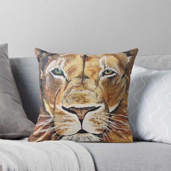 Item preview, Acrylic painting of a lion designed and sold by AngelArtStudios.