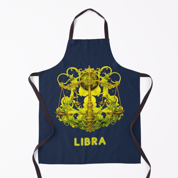 Item preview, Vibrant Libra Zodiac- Horescope/SunSign Theme on navy blue background designed and sold by CosmicNook1.