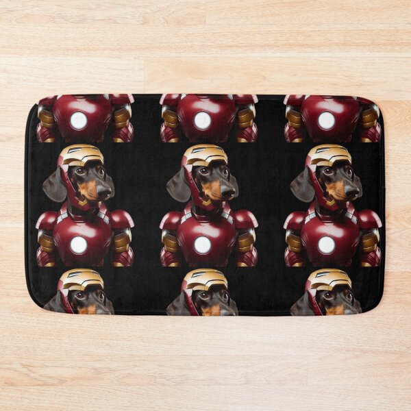 Item preview, Superhero Dachshund IronDog no background #2 designed and sold by AIrtisticPrints.