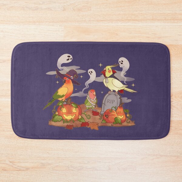 Item preview, Spooky Budgies designed and sold by CuteBlueArt.