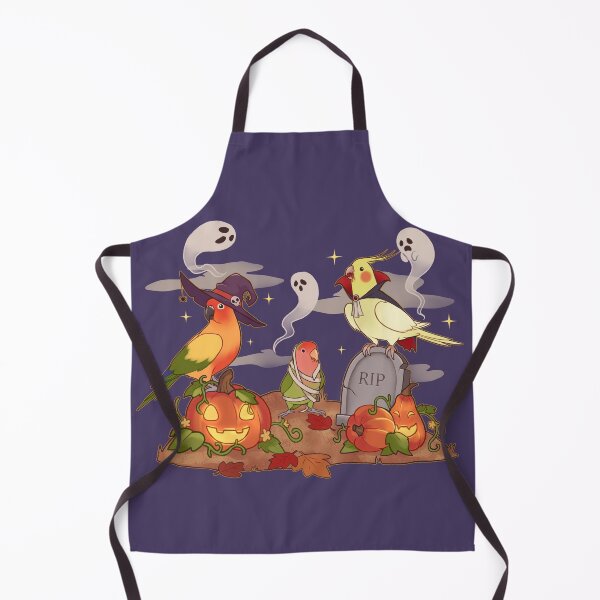 Item preview, Spooky Budgies designed and sold by CuteBlueArt.