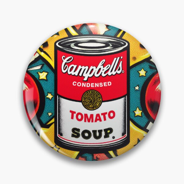 Item preview, Campbell's Tomato Soup Pop Art designed and sold by ArtFactoryAI.