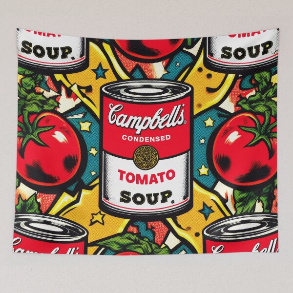 Item preview, Campbell's Tomato Soup Pop Art designed and sold by ArtFactoryAI.