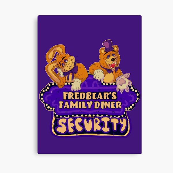 LUMAD FNAF FREDBEAR'S FAMILY DINER Canvas Poster Bedroom Decor Sports  Landscape Office Room Decor Gift Frame Style 20x30cm : : Home &  Kitchen