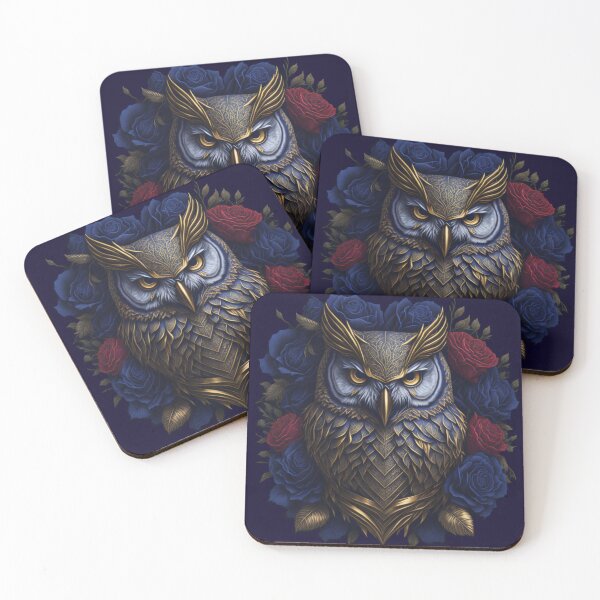 Item preview, Gothic Gold Owl designed and sold by YellowAuraD.