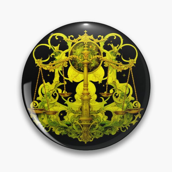 Item preview, Libra Zodiac- Horescope/SunSign Theme  on Black blueback ground designed and sold by CosmicNook1.