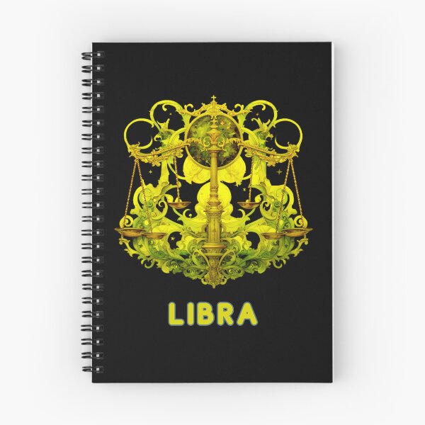 Item preview, Libra Zodiac- Horescope/SunSign Theme  on Black blueback ground designed and sold by CosmicNook1.