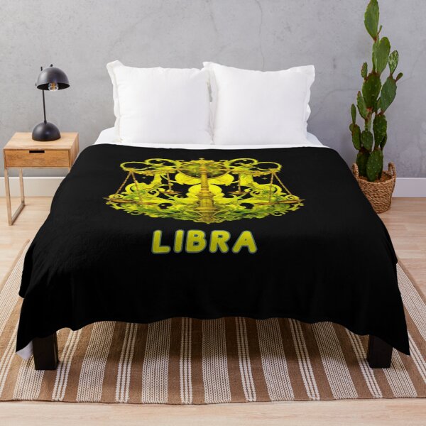 Item preview, Libra Zodiac- Horescope/SunSign Theme  on Black blueback ground designed and sold by CosmicNook1.