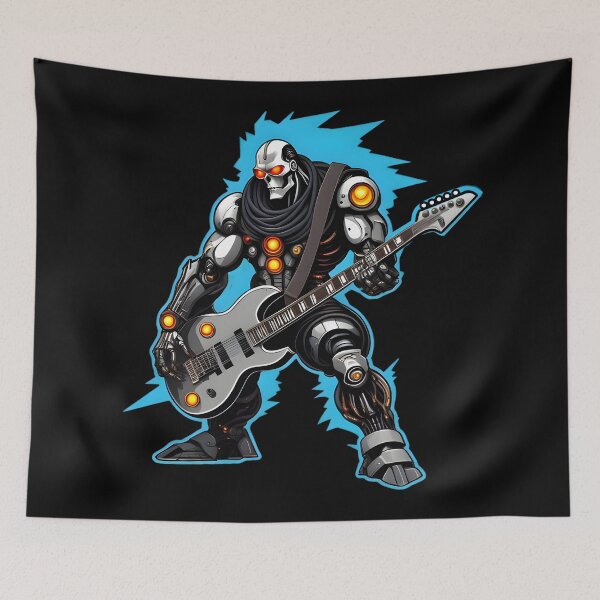 Item preview, CYBORG BASS GUITAR PLAYER designed and sold by Danzdma.