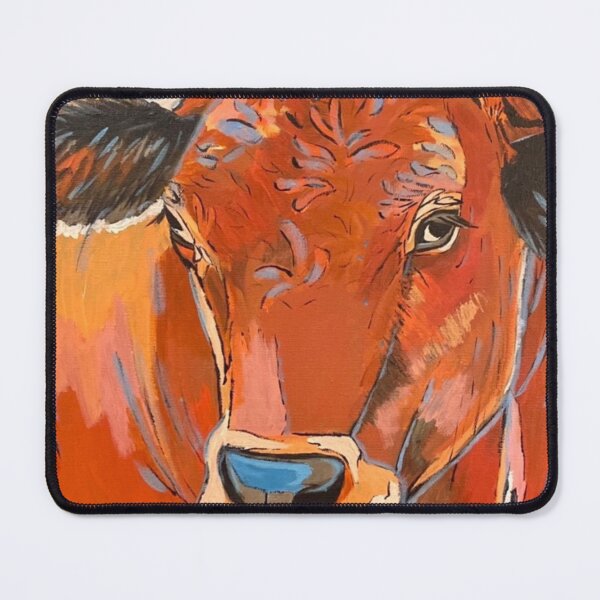 Item preview, Cow acrylic painting designed and sold by AngelArtStudios.