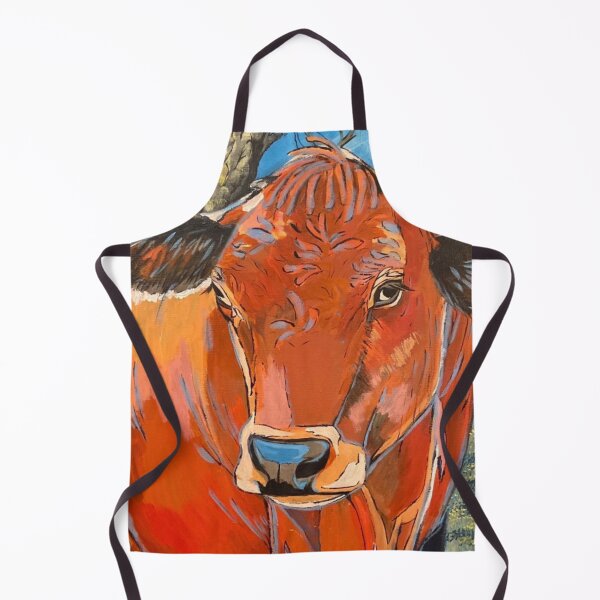 Item preview, Cow acrylic painting  designed and sold by AngelArtStudios.