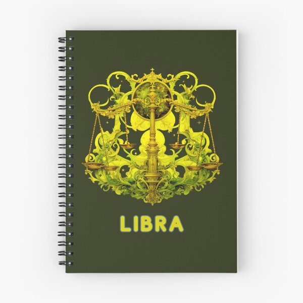Item preview, Libra Zodiac- Horescope/SunSign Theme  on  khaki blueback ground designed and sold by CosmicNook1.