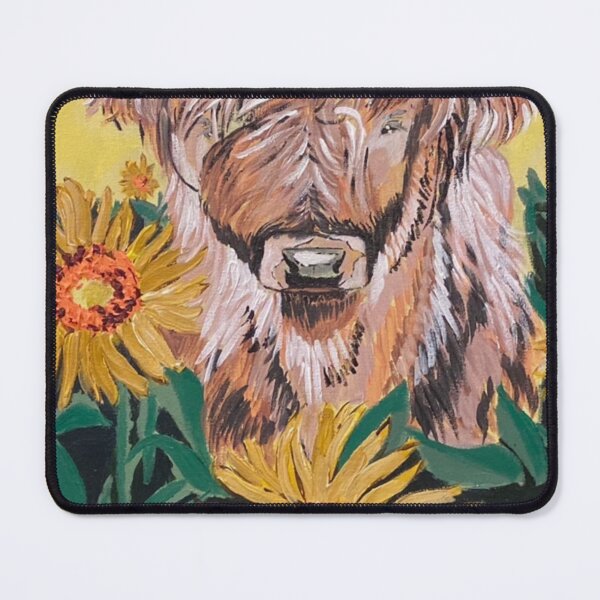 Item preview, Cow in a field of sunflowers designed and sold by AngelArtStudios.