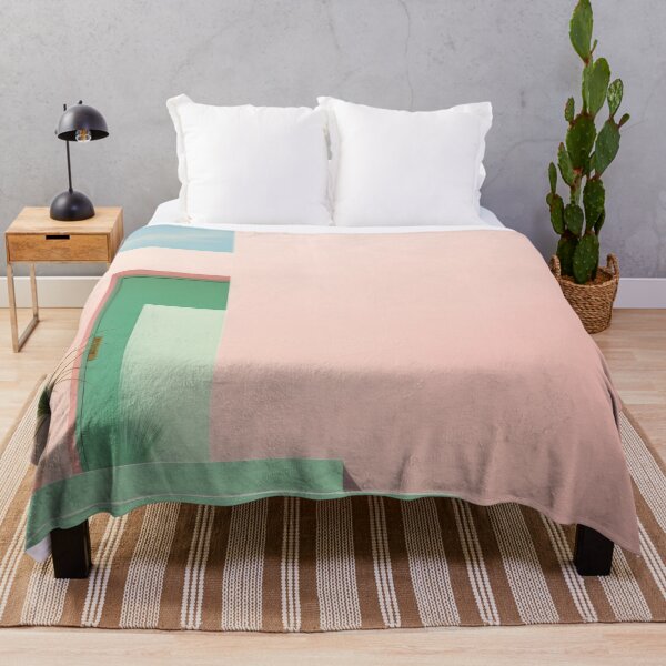 Item preview, Pastel Pink and Green Minimalist Landscapes designed and sold by DreamyDaisy.