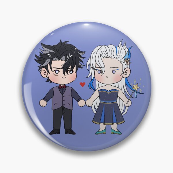 Item preview, Wriothesley and Neuvillette chibi designed and sold by kvnehide.