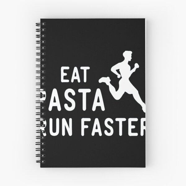 Item preview,  eat pasta run fasta  running quote designed and sold by unicornunicorn.