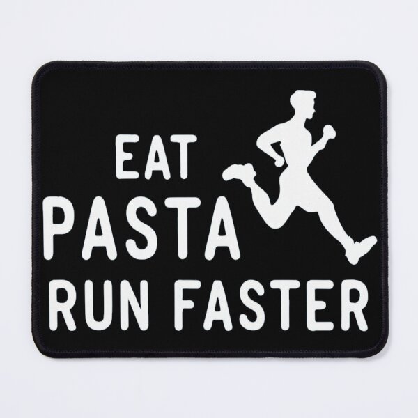 Item preview,  eat pasta run fasta  running quote designed and sold by unicornunicorn.