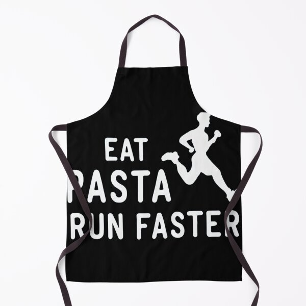 Item preview,  eat pasta run fasta  running quote designed and sold by unicornunicorn.