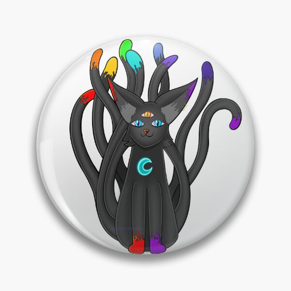 Item preview, Splatter the 9 Tail Cat Familiar designed and sold by OliviaBgdi.