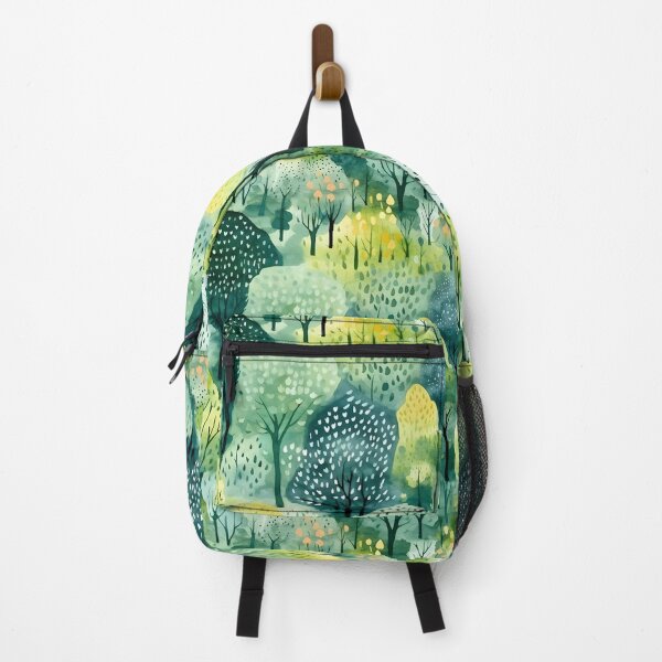 Item preview, Forest Trees Watercolor Pattern designed and sold by LynZorHome.