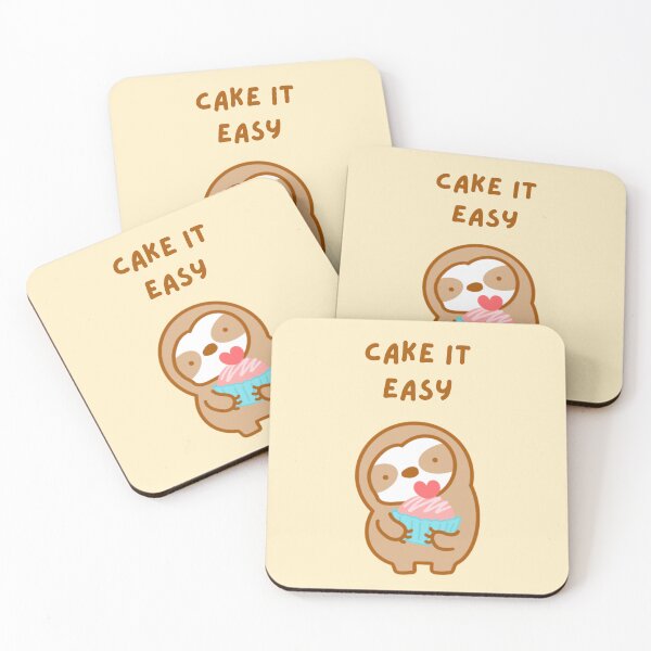 Item preview, Take It Easy Cupcake Sloth designed and sold by theslothinme.