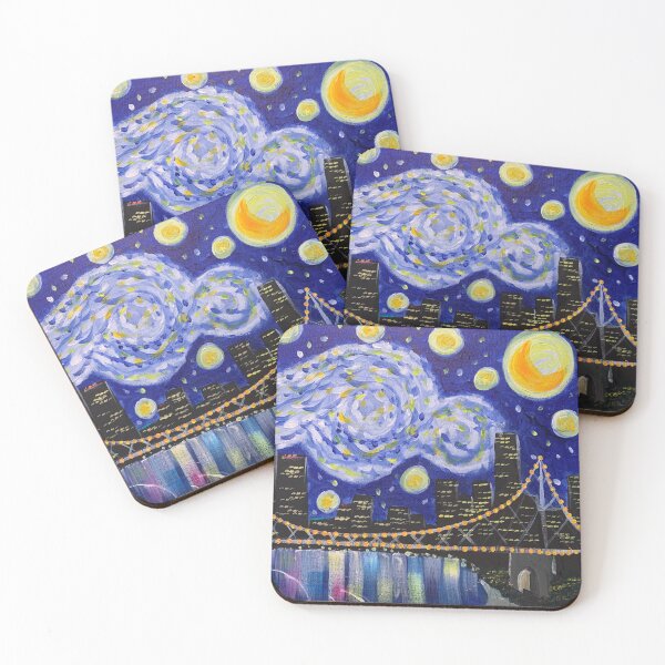 Item preview, Starry Night Over The Story Bridge designed and sold by Imogen McCann.