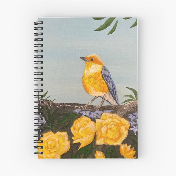 Item preview, Bird acrylic painting designed and sold by AngelArtStudios.
