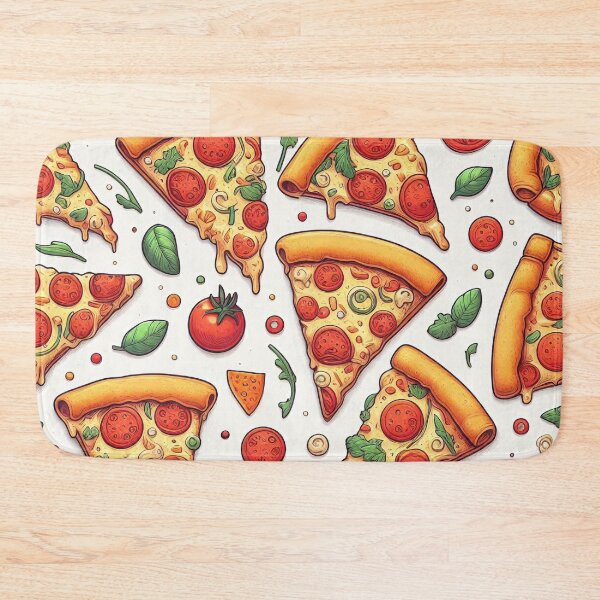 Item preview, Pizza Slices Pattern designed and sold by ArtFactoryAI.