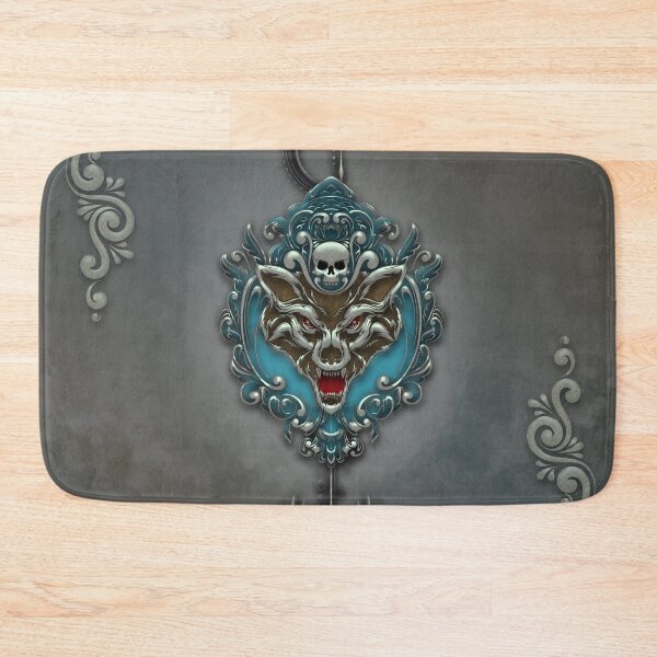 Item preview, Awesome angry wolf with skull. designed and sold by nicky2342.