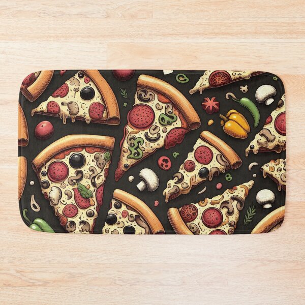 Item preview, Pizza Slices Pattern designed and sold by ArtFactoryAI.