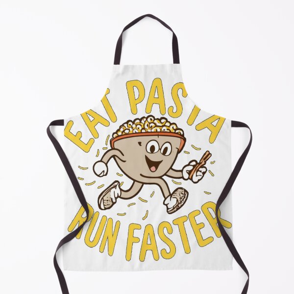 Item preview,  eat pasta run fasta  running quote designed and sold by unicornunicorn.