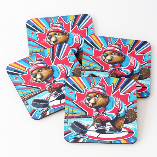 Item preview, "Puck Master Beaver" designed and sold by KNAA.