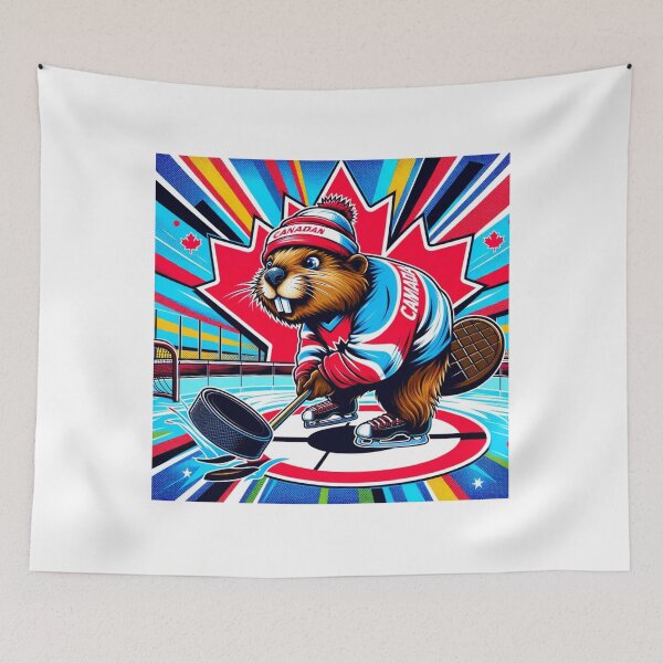 Item preview, "Puck Master Beaver" designed and sold by KNAA.