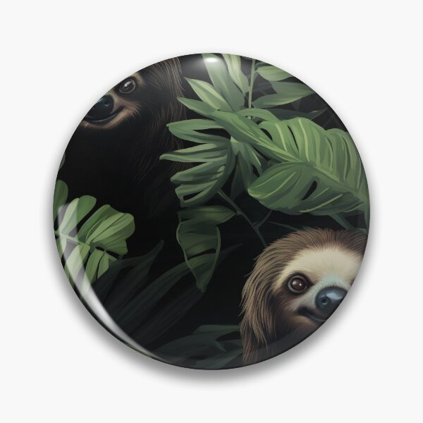 Item preview, Modern pattern with sloths in 3D cartoon style designed and sold by Pflugart.