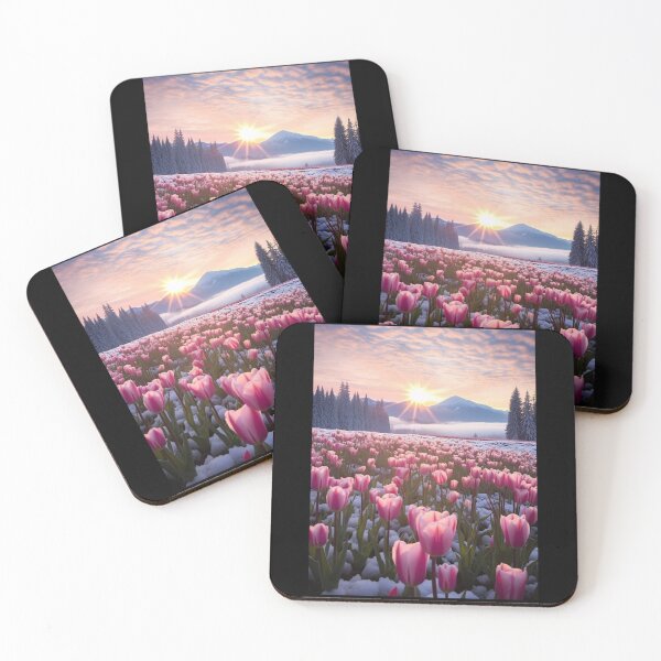 Item preview, Tulip Field In The Snow designed and sold by Michealfashion.